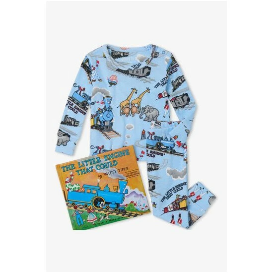 unnamed-file-110.jpg Hatley Blue Little Engine That Could Two-Piece Pyjamas And Book Flat Set -Hatley Shop unnamed file 110