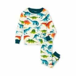 Hatley Cream Dino Park Organic Cotton Pyjama Set -Hatley Shop unnamed file 132
