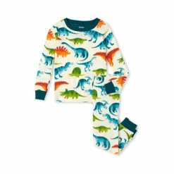 Hatley Cream Dino Park Organic Cotton Pyjama Set -Hatley Shop unnamed file 133