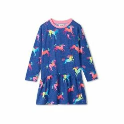 Hatley Blue Mystical Horses Front Pocket Dress -Hatley Shop unnamed file 146