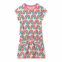 Hatley Cream Pretty Rainbows Drop Waist Dress -Hatley Shop unnamed file 152