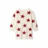Hatley Cream Holiday Stars Sweater Dress