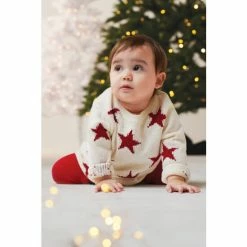 Hatley Cream Holiday Stars Sweater Dress -Hatley Shop unnamed file 216