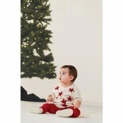 Hatley Cream Holiday Stars Sweater Dress -Hatley Shop unnamed file 217