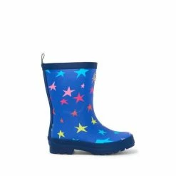 Hatley Blue Scattered Stars Matte Rain Boots -Hatley Shop unnamed file 269