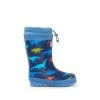 Hatley Blue Dino Silhouettes Sherpa Lined Rain Boots