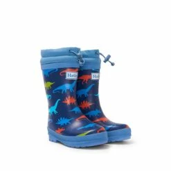Hatley Blue Dino Silhouettes Sherpa Lined Rain Boots -Hatley Shop unnamed file 310