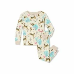 Hatley Cream Serene Forest Organic Cotton Pajama Set -Hatley Shop unnamed file 34
