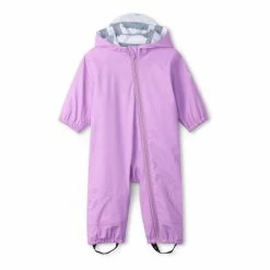 Hatley Baby Purple Lilac Sherpa Lined Rain Bundler Coat