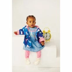 Hatley Baby Blue Prancing Horses Raincoat