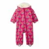 Hatley Baby Pink Rainy Rainbows Sherpa Lined Raincoat