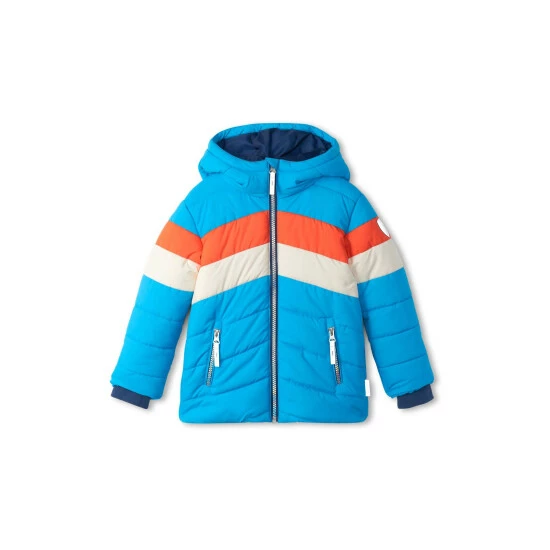 Hatley Blue Retro Winter Puffer Jacket 2 Hatley Blue Retro Winter Puffer Jacket - Image 2