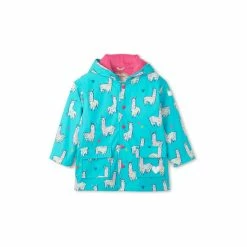 Hatley Blue Adorable Alpacas Raincoat