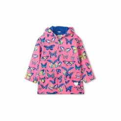 Hatley Pink Vibrant Butterflies Raincoat -Hatley Shop unnamed file 371