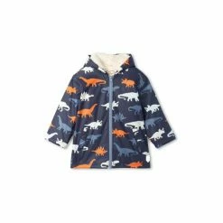 Hatley Blue Dino Silhouettes Colour Changing Raincoat -Hatley Shop unnamed file 375