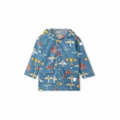 Hatley Blue Flying Aircrafts Raincoat -Hatley Shop unnamed file 379