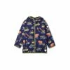 Hatley Blue Construction Trucks Microfibre Jacket