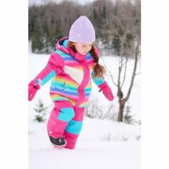 Hatley Pink Rainbow Sunshine Ski Jacket