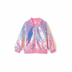 Hatley Pink Holographic Sequins Bomber Jacket -Hatley Shop unnamed file 432