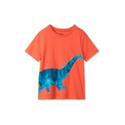 Hatley Orange Prehistoric Dino Graphic T-Shirt -Hatley Shop unnamed file 455