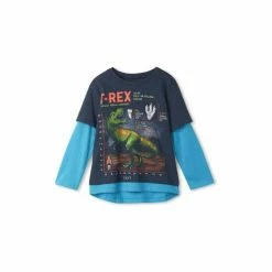 Hatley Blue T-Rex Fooler T-Shirt -Hatley Shop unnamed file 476