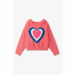 Hatley Pink Sweet Heart Hooded T-Shirt -Hatley Shop unnamed file 482