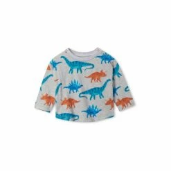 Hatley Baby Grey Roaming Dinos Long Sleeve T-Shirt -Hatley Shop unnamed file 485