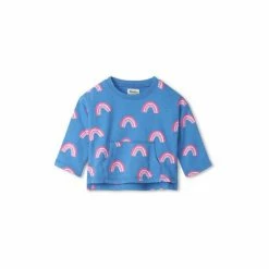 Hatley Baby Blue Happy Rainbows Cosy Pullover -Hatley Shop unnamed file 509