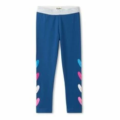 Hatley Blue Colourful Hearts Fun Waist Leggings -Hatley Shop unnamed file 537