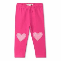 Hatley Baby Pink Magenta Hearts Leggings