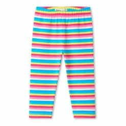 Hatley Baby Pink Bright Striped Leggings -Hatley Shop unnamed file 564