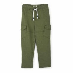 Hatley Green Moss Melange Cargo Joggers