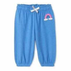 Hatley Baby Blue Happy Rainbow Cozy Joggers