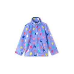 Hatley Purple Confetti Hearts Fuzzy Zip Up Fleece -Hatley Shop unnamed file 643