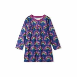 Hatley Blue Rainbow Dreams Long Sleeve Nightdress