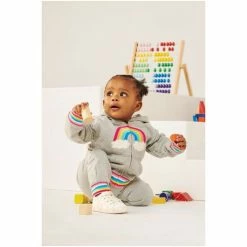 Hatley Grey Over The Rainbow Baby Full Zip Hoodie -Hatley Shop unnamed file 694