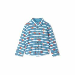 Hatley Blue Mini Dinos Jersey Button Down Shirt -Hatley Shop unnamed file 701