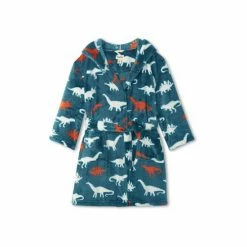 Hatley Blue Dino Silhouettes Fleece Robe -Hatley Shop unnamed file 718
