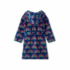 Hatley Blue Rainbow Dreams Fleece Robe -Hatley Shop unnamed file 721