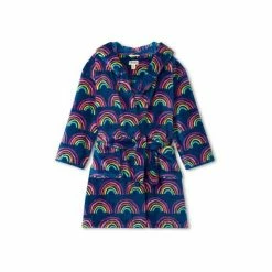 Hatley Blue Rainbow Dreams Fleece Robe -Hatley Shop unnamed file 722