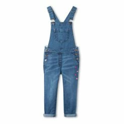 Hatley Blue Denim Stretch Classic Overalls