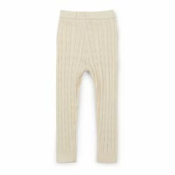 Hatley Cream Cable Knit Tights