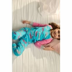 Hatley Blue Fab Cheetahs Organic Cotton Raglan Pajama Set