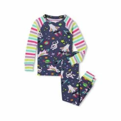 Hatley Blue Cosmic Rainbows Organic Pajama Set -Hatley Shop unnamed file 98